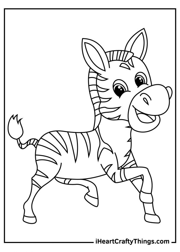 Printable Zebra Coloring Pages (Updated 2022)