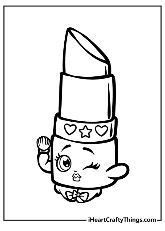 Shopkins Coloring Pages (45 Free Printables)