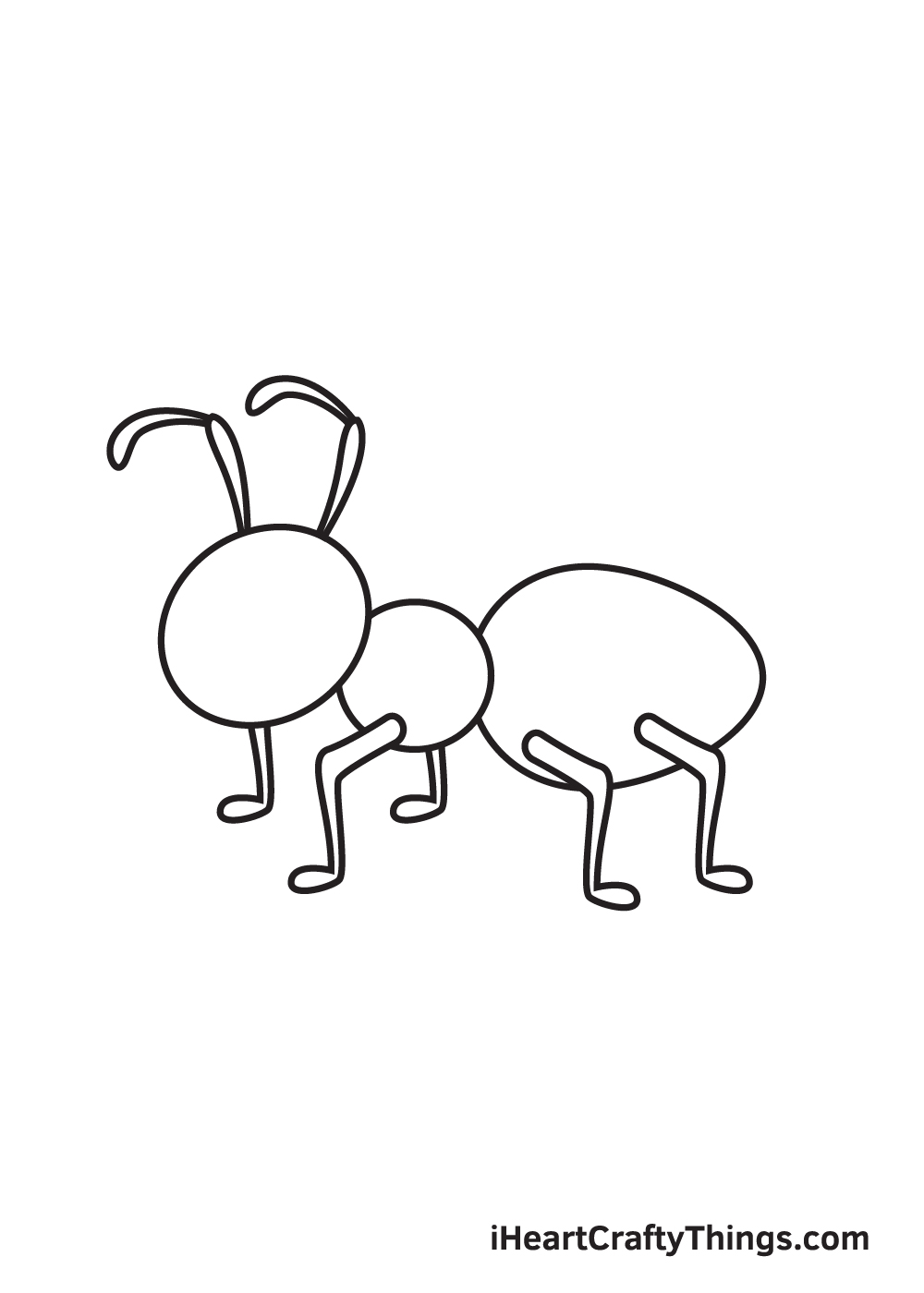 Ant DRAWING – STEP 8 - Hướng dẫn chi tiết cách vẽ con kiến đơn giản với 9 bước cơ bản