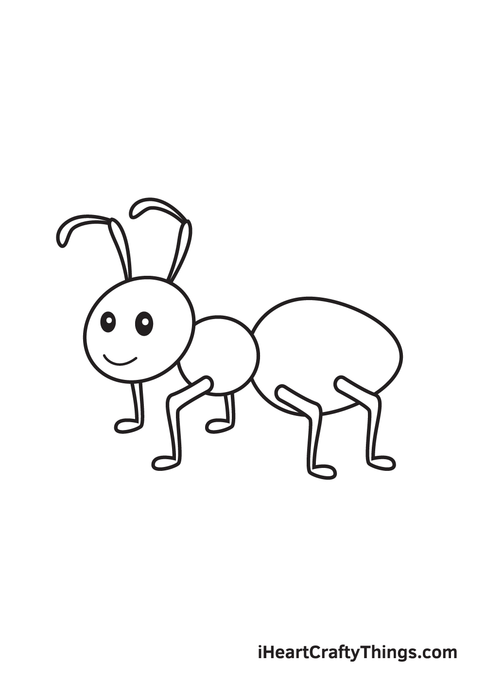 Ant DRAWING – STEP 9 - Hướng dẫn chi tiết cách vẽ con kiến đơn giản với 9 bước cơ bản