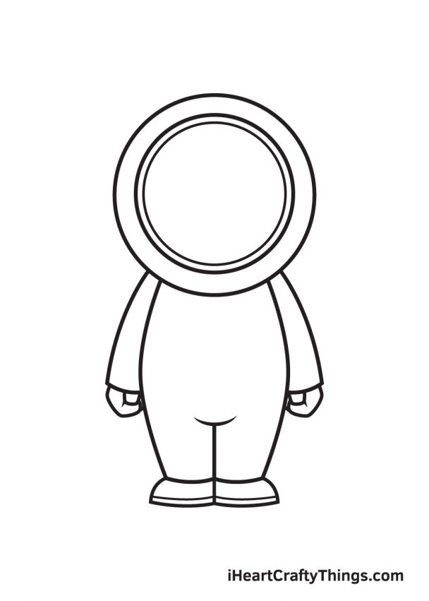 Astronaut Drawing — How To Draw An Astronaut Step By Step