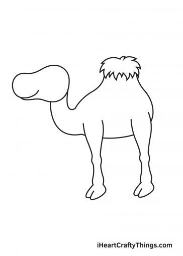 Camel Drawing - How To Draw A Camel Step By Step