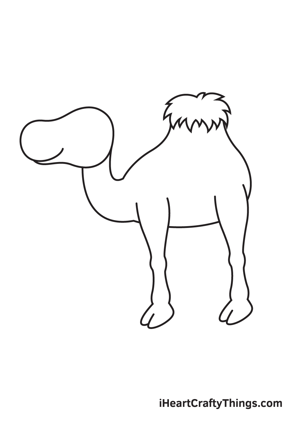 camel drawing step 4