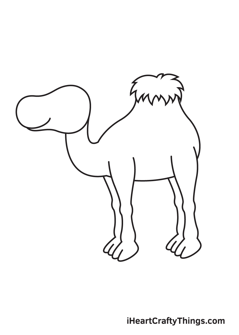 camel drawing step 5