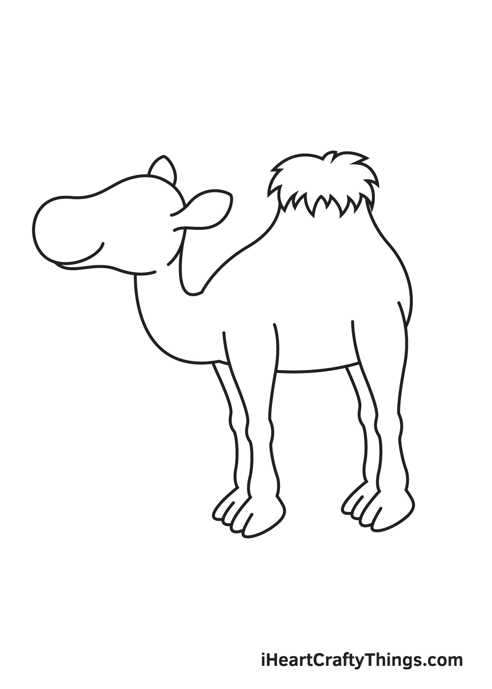 camel drawing step 6