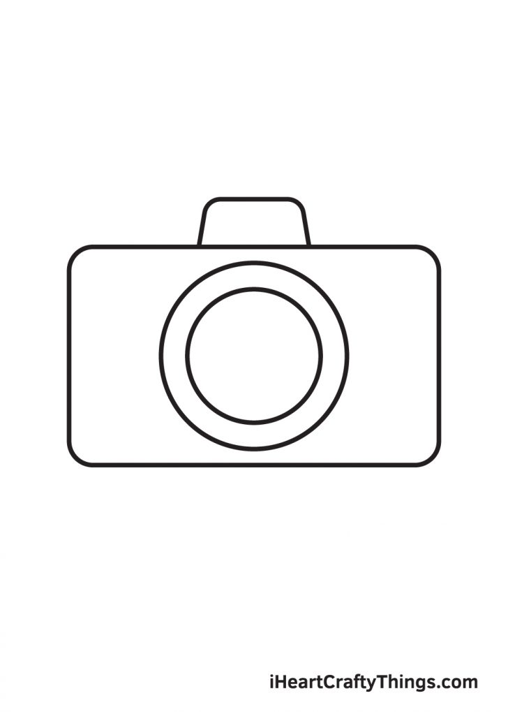 Camera Drawing - How To Draw A Camera Step By Step