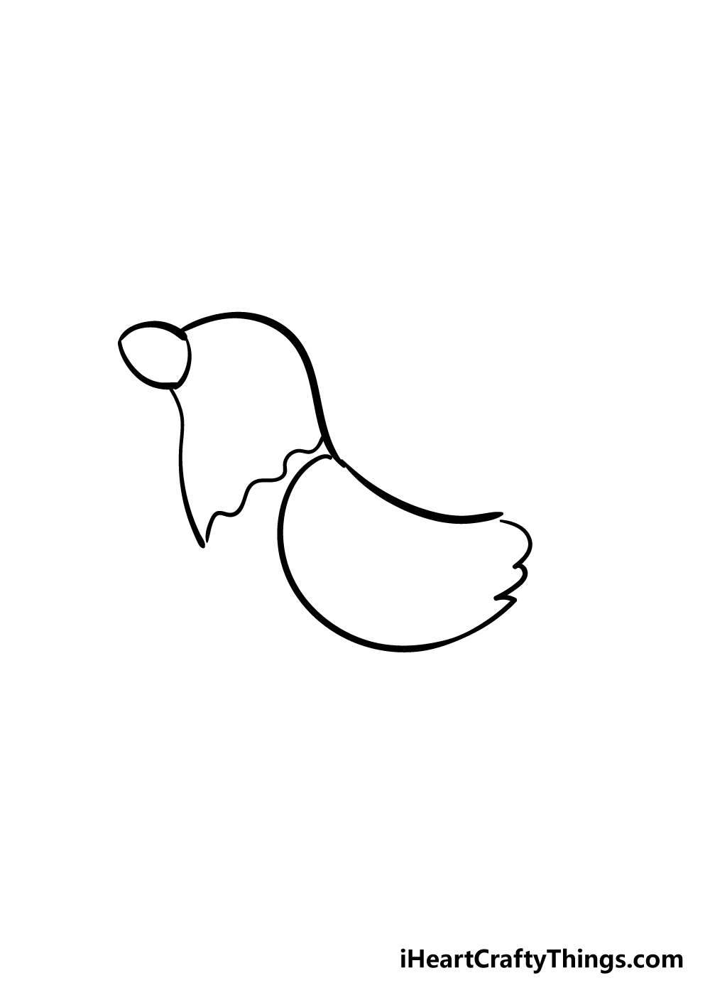 drawing chicken step 3