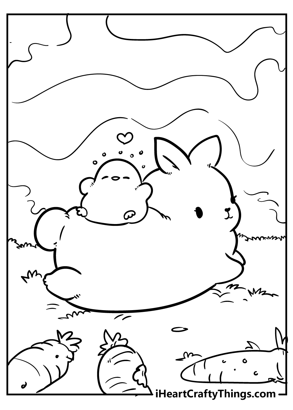 Childrens Coloring Books: Super Cute Kawaii Animals Coloring Pages