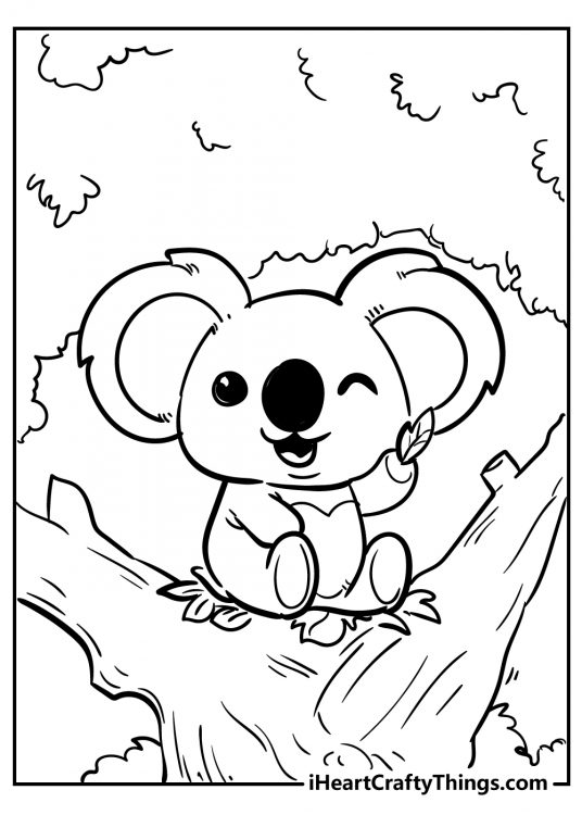 Cute Animals Coloring Pages