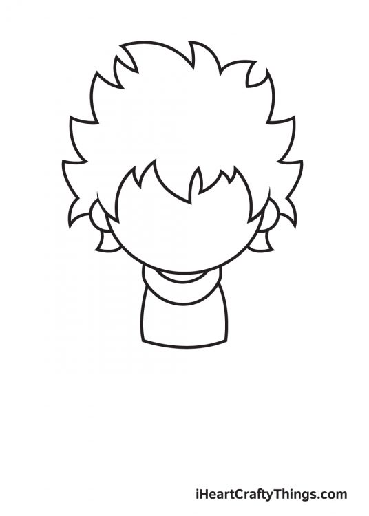 Deku Drawing - How To Draw Deku Step By Step