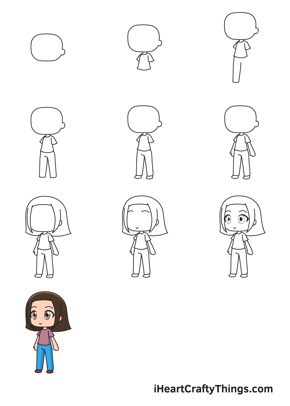 Gacha Life Drawing How To Draw Gacha Life Step By Step