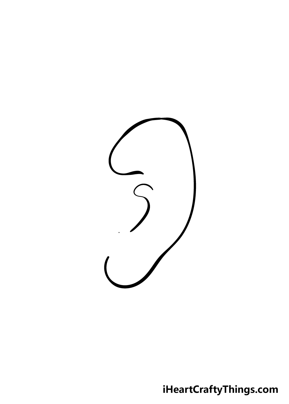 ear drawing step 3