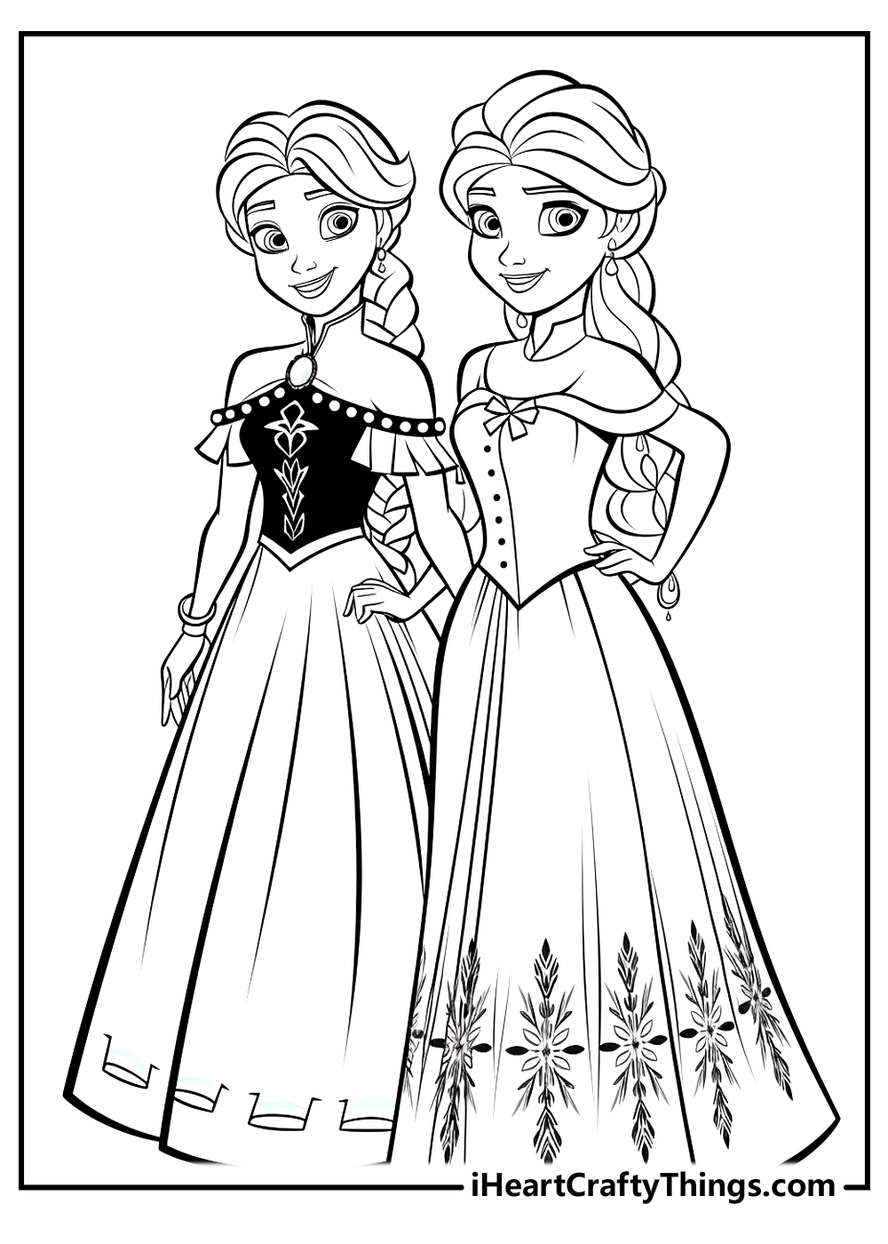 Gambar Kids Elsa Anna Coloring Pages Free 3549 Printa Vrogue co