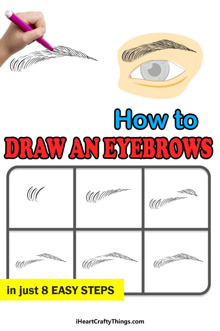 Eyebrow Drawing - How To Draw An Eyebrow Step By Step