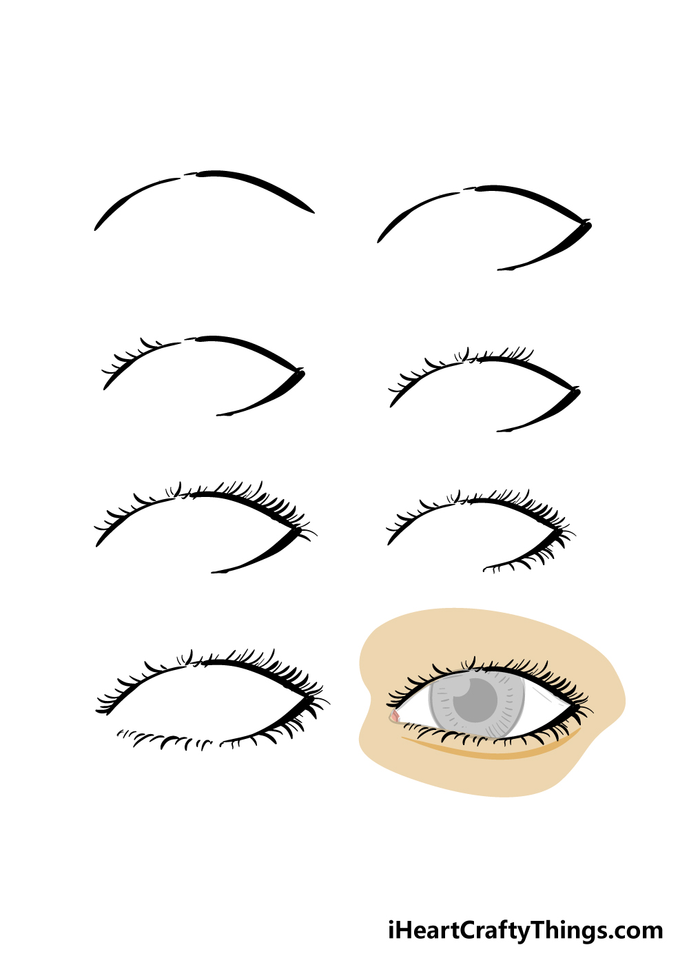 How To Draw An Eyelashes