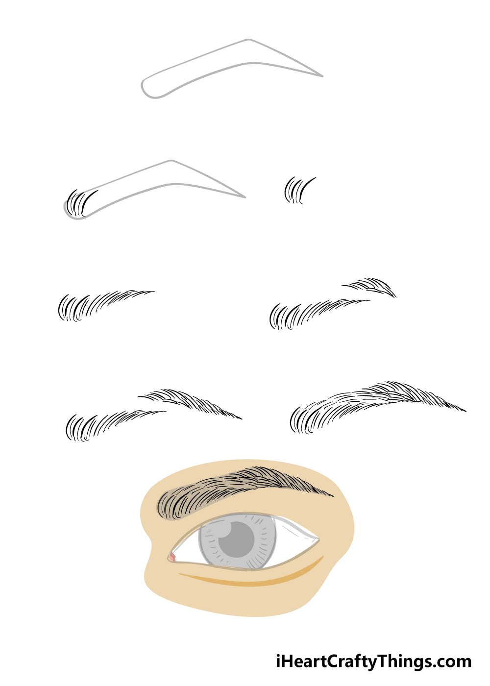 eyebrow shapes drawing