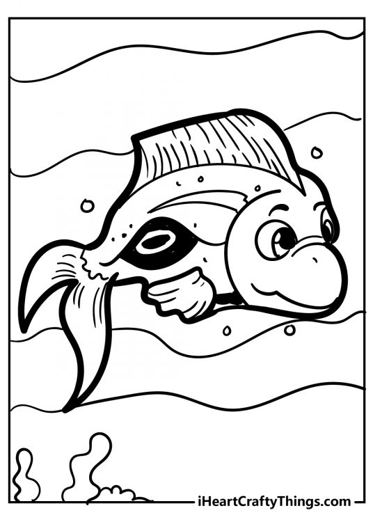 Fish coloring pages