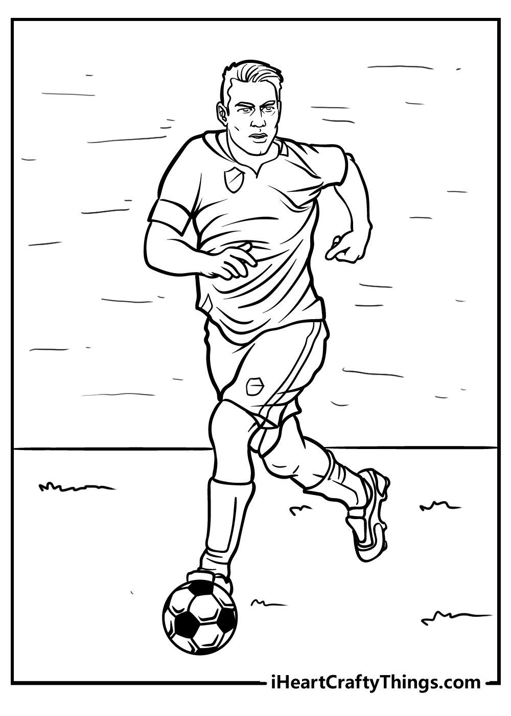 cartoon football coloring pages free download