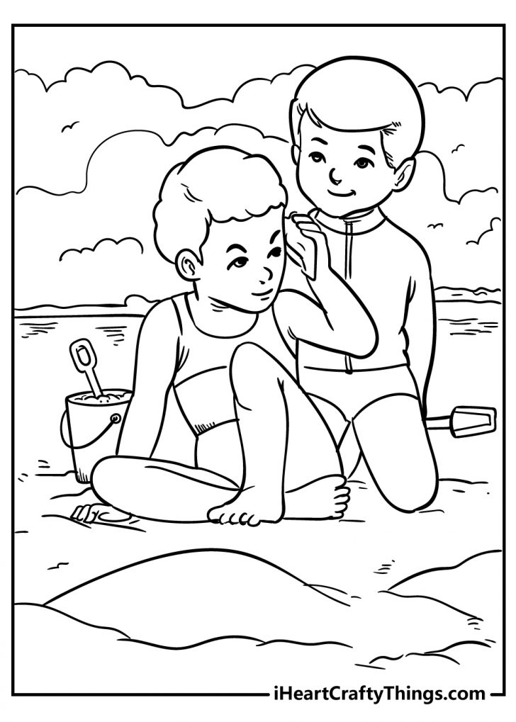 Boys Coloring Pages (100% Free Printables)