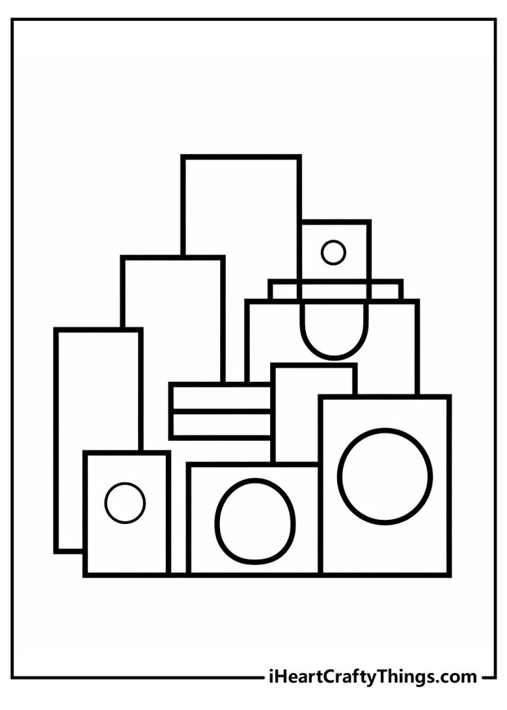 Free Geometric Coloring Pages: 15 PDF Printables To Download