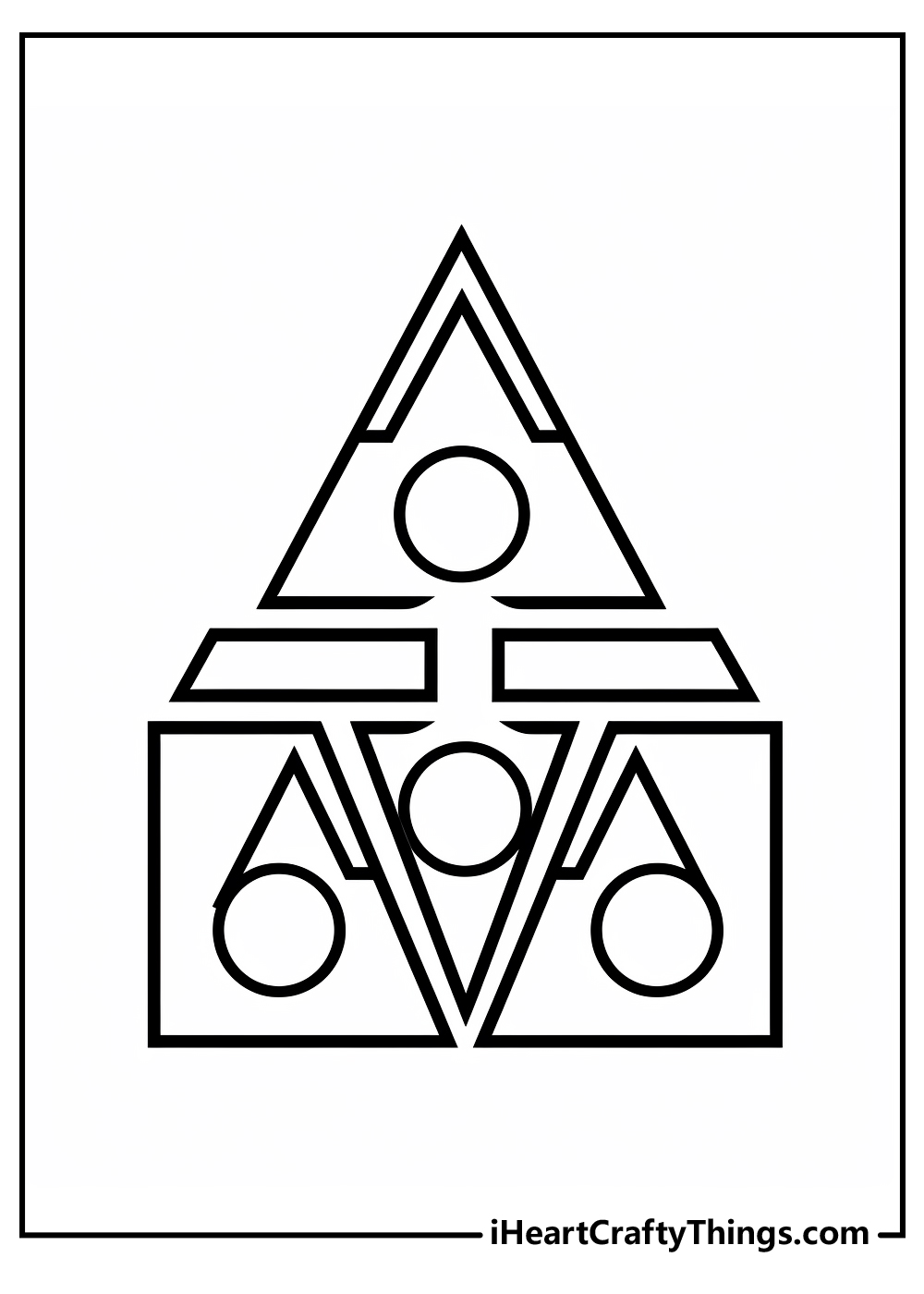 original geometric coloring pages