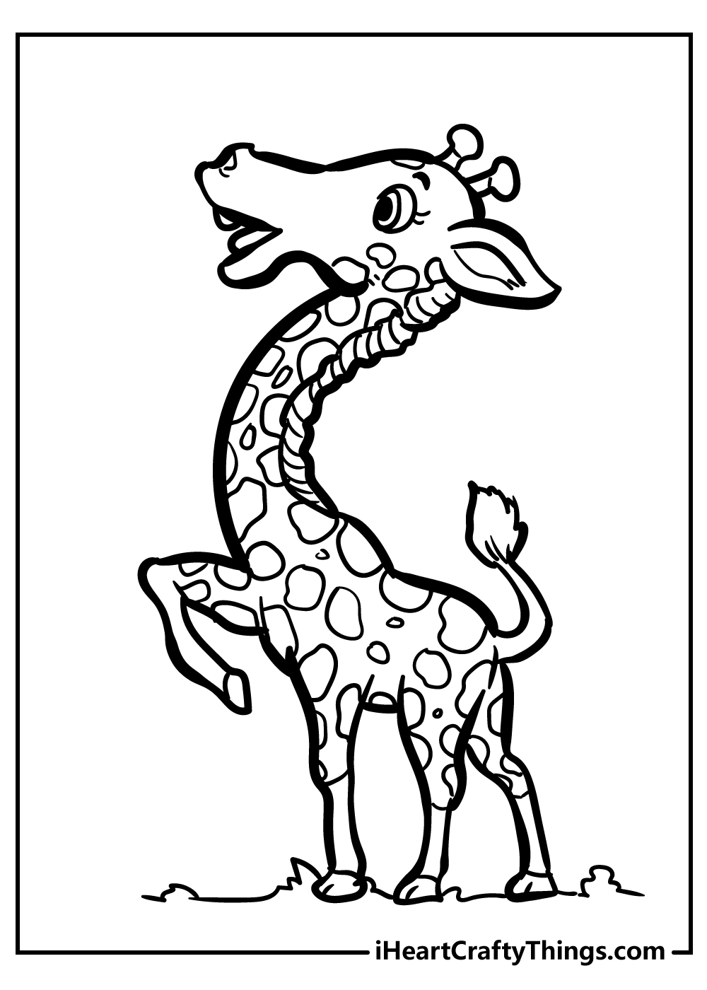 Giraffe Coloring Pages Updated 2021