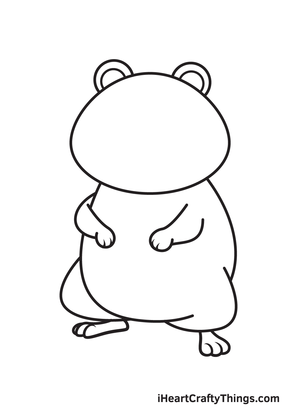 hamster drawing step 8