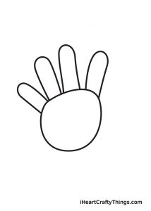 Hand Drawing - How To Draw A Hand Step By Step