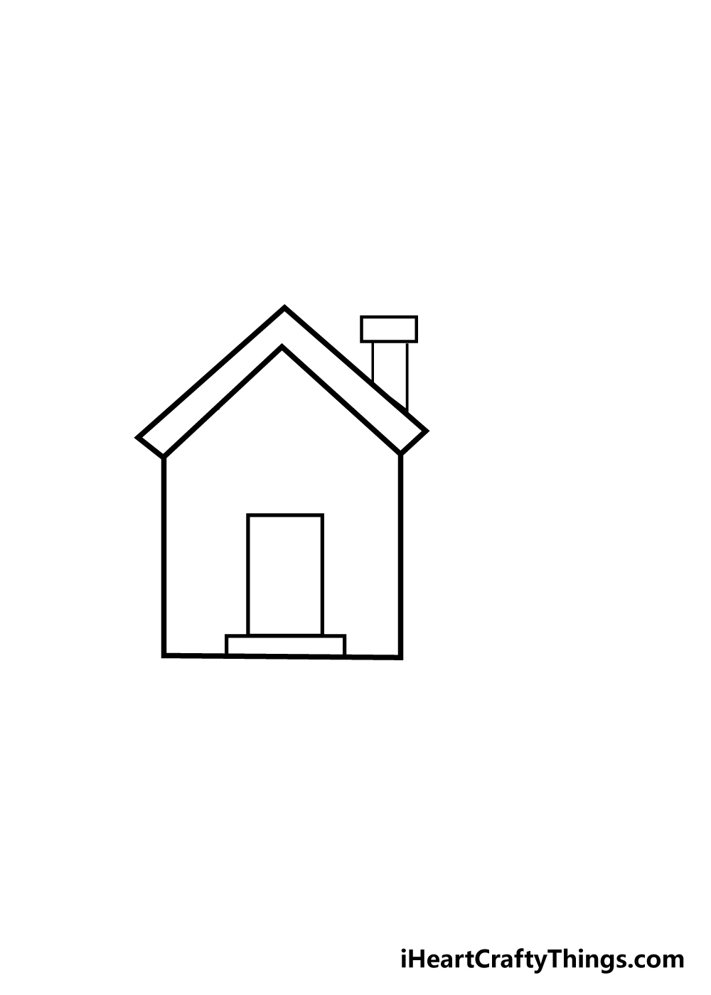 House Drawing - How To Draw A House Step By Step