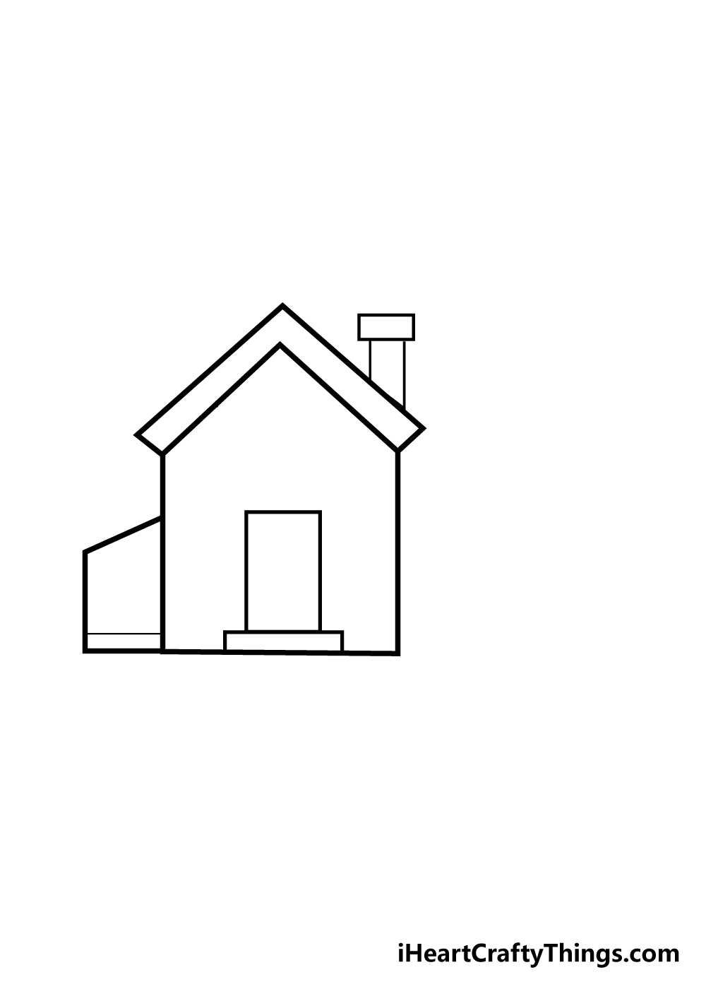 House Drawing - How To Draw A House Step By Step