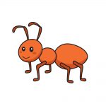 how to draw ant image