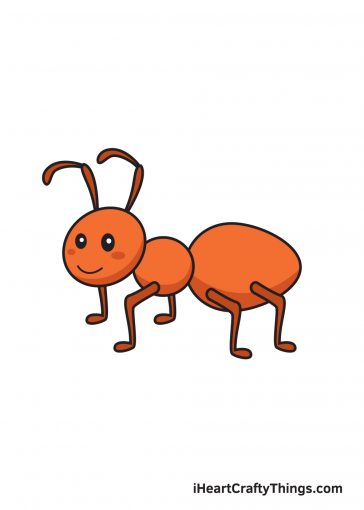how to draw ant image
