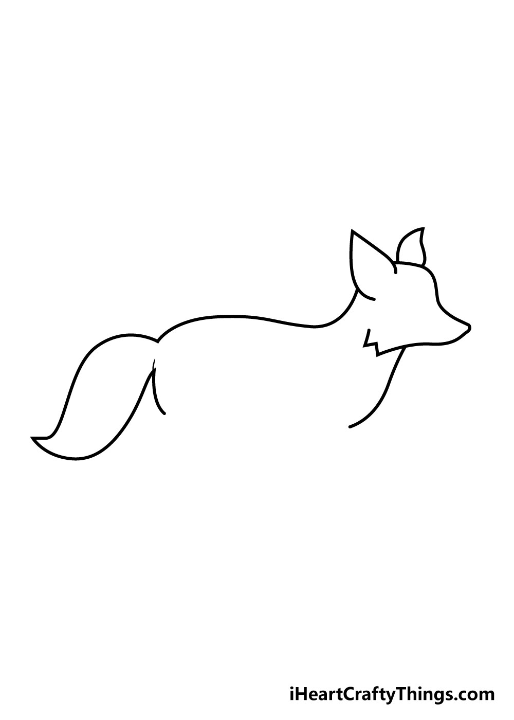 how to draw a baby fox step by step