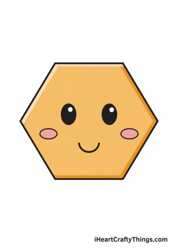 how to draw hexagon image