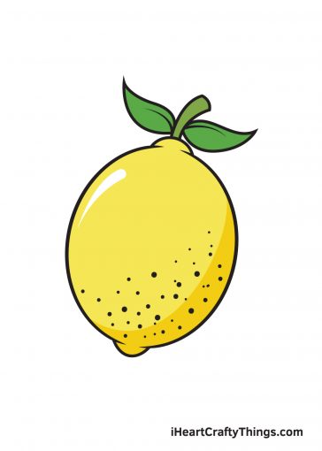 how to draw lemon image