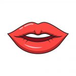 how to draw lips image