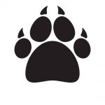 how to draw paw print image