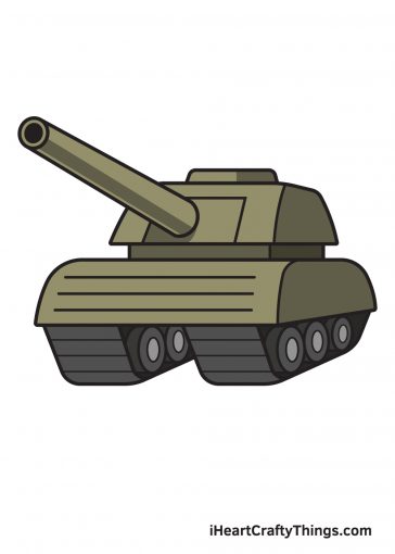 how to draw tank image