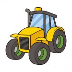 how to draw tractor image