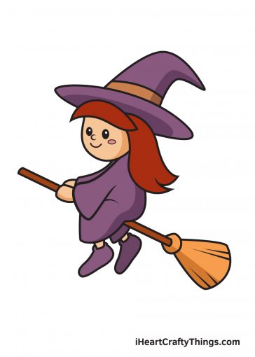 how to draw witch image