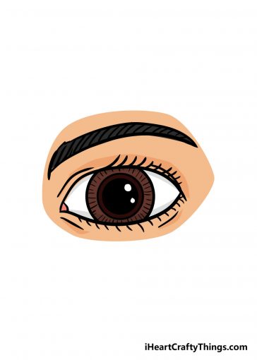 eye drawing step 8