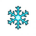 how to draw snowflake image