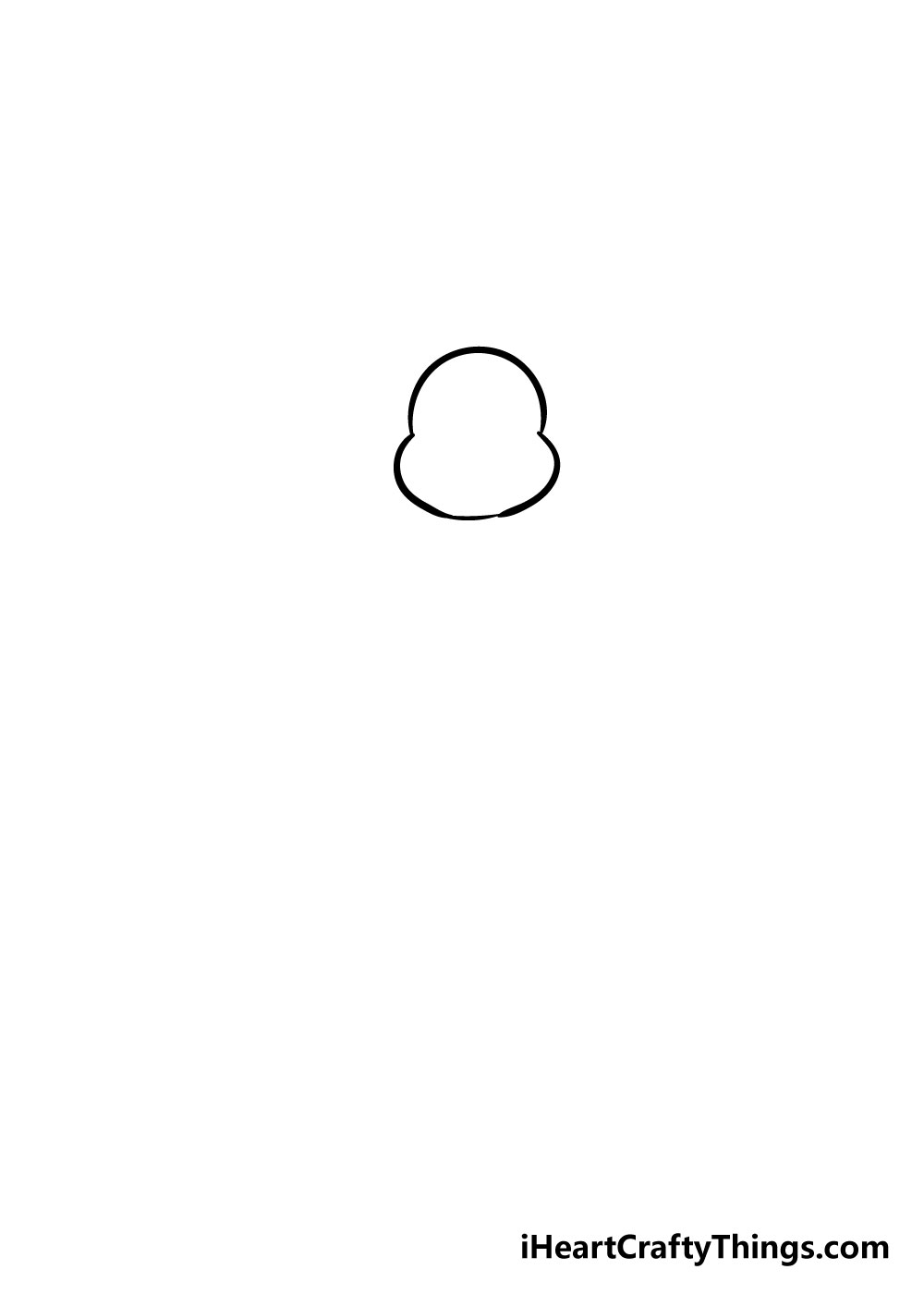 turkey drawing step 1