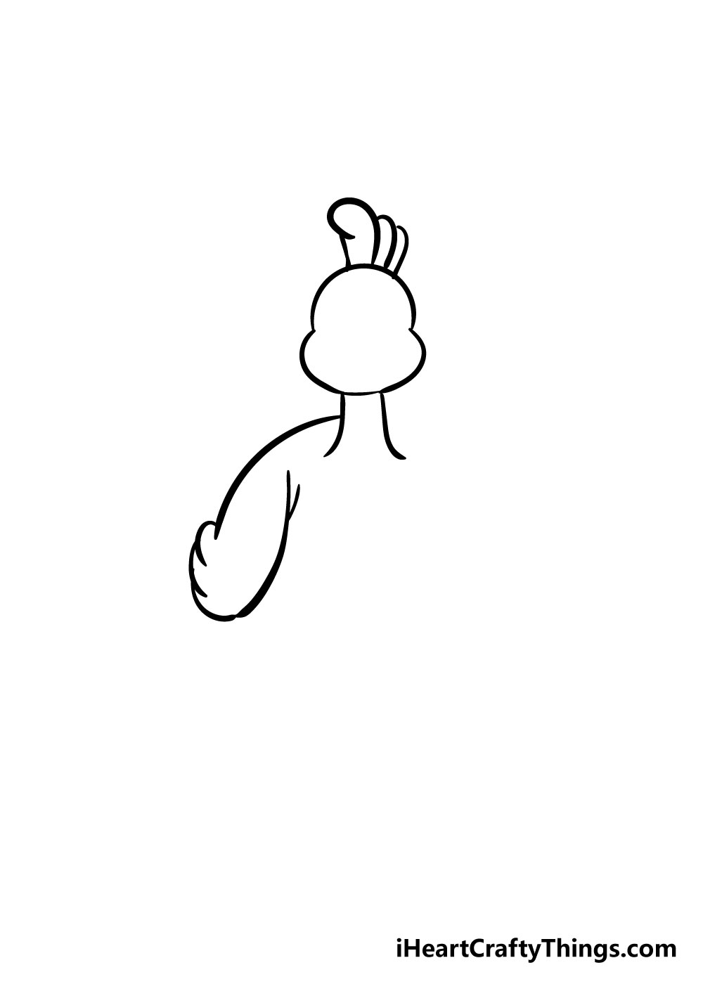 turkey drawing step 3