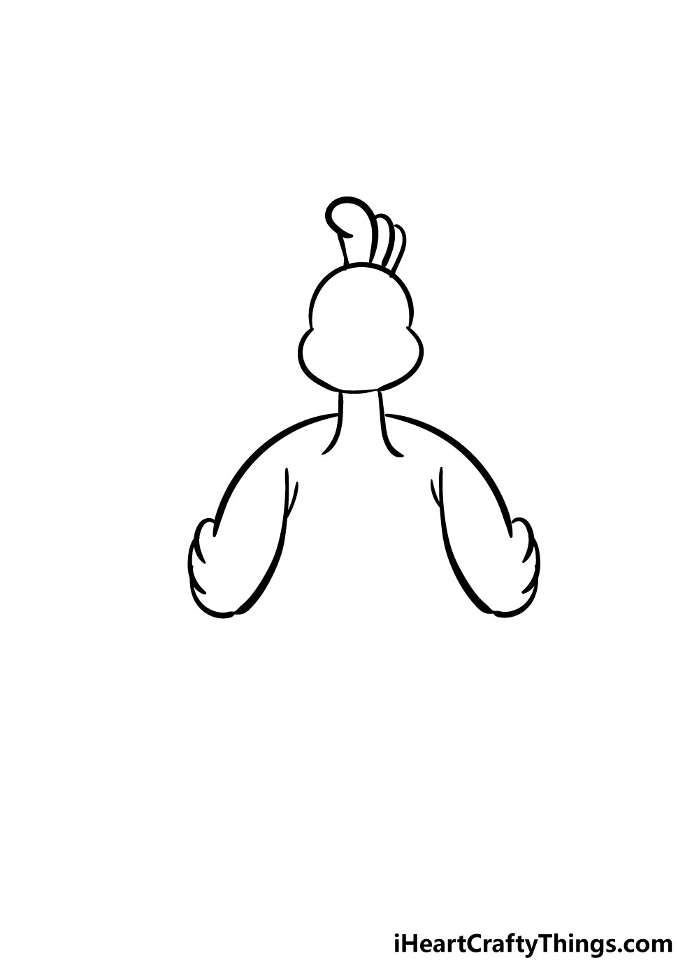 turkey drawing step 4