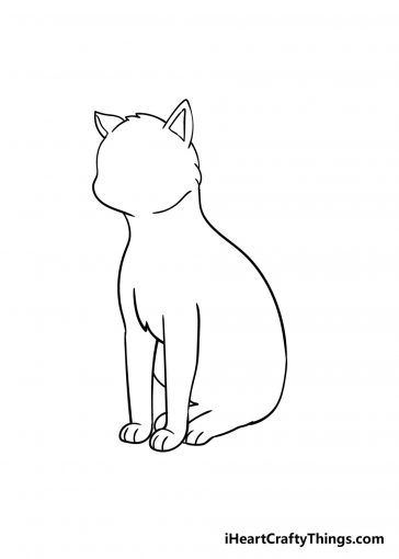 Cat Drawing - How To Draw A Cat Step By Step!