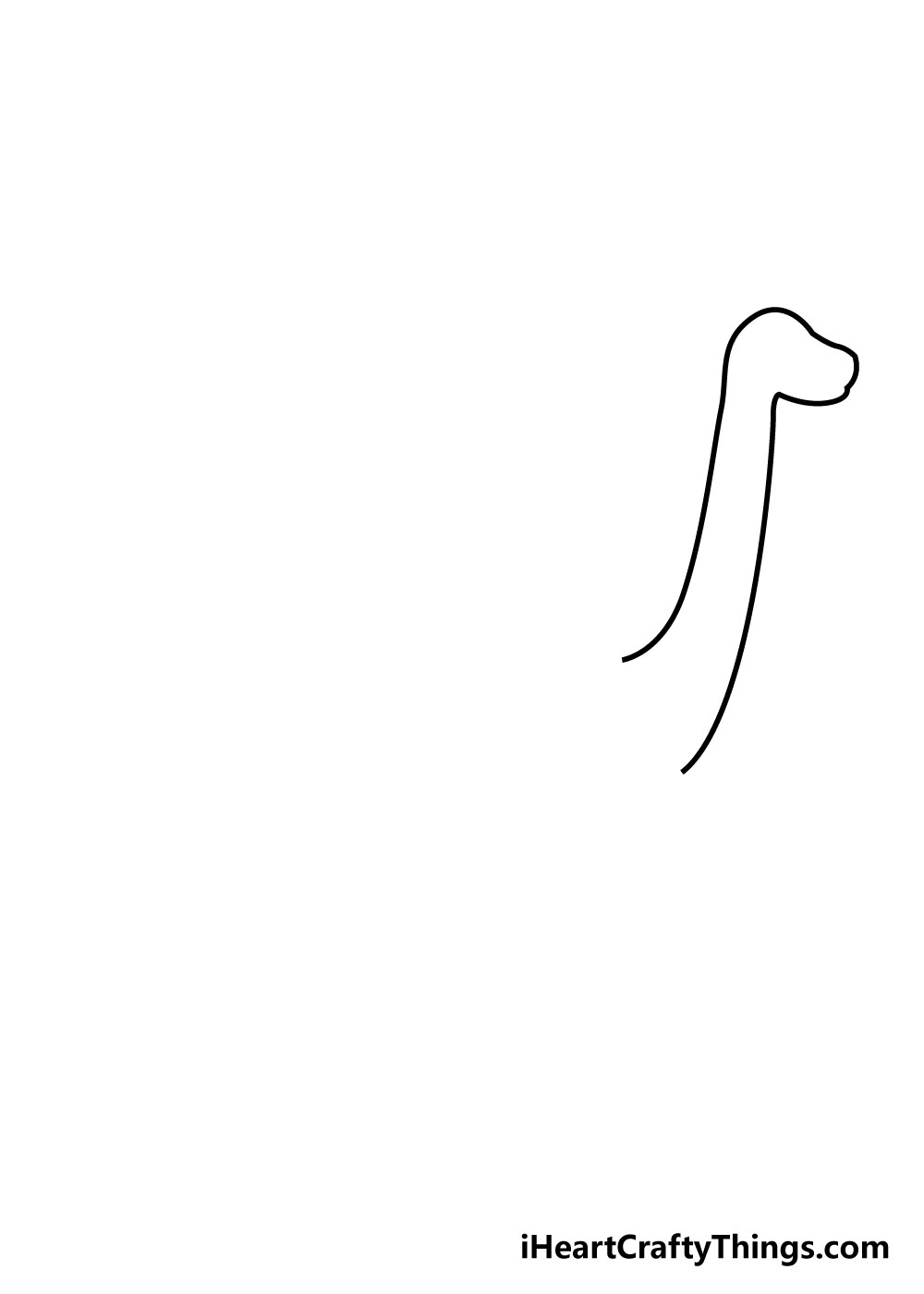 dinosaur drawing step 2