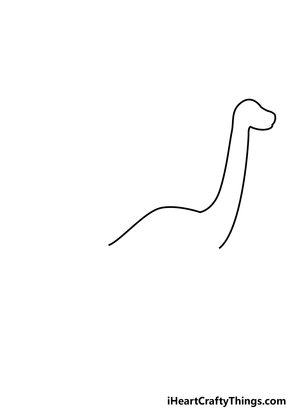 dinosaur drawing step 3