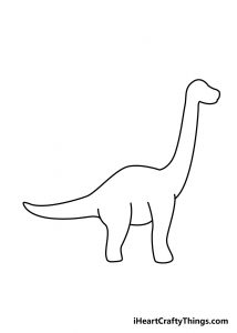 Dinosaur Drawing - How To Draw A Dinosaur Step By Step!