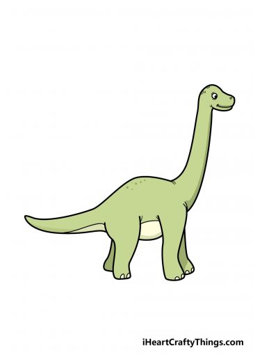 Dinosaur Drawing - How To Draw A Dinosaur Step By Step!